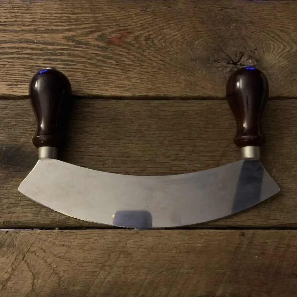 Vintage Copama Table Crescent Knife Chopped Vegetables